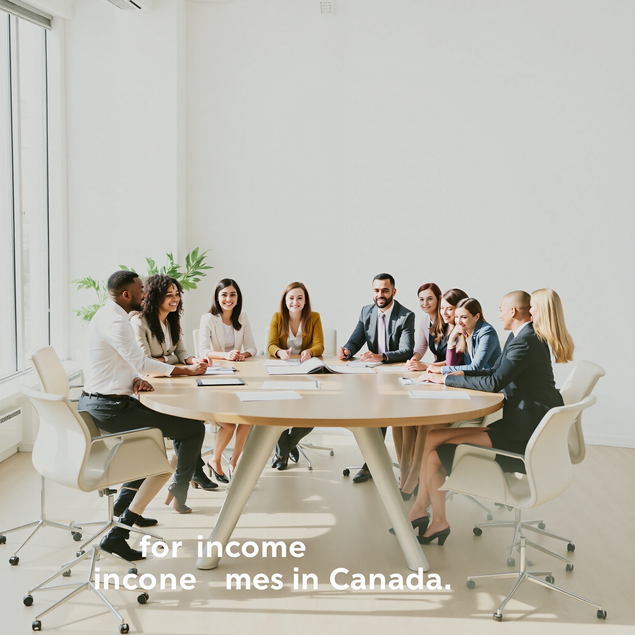 Professional team collaborating in modern office environment with strategic planning materials