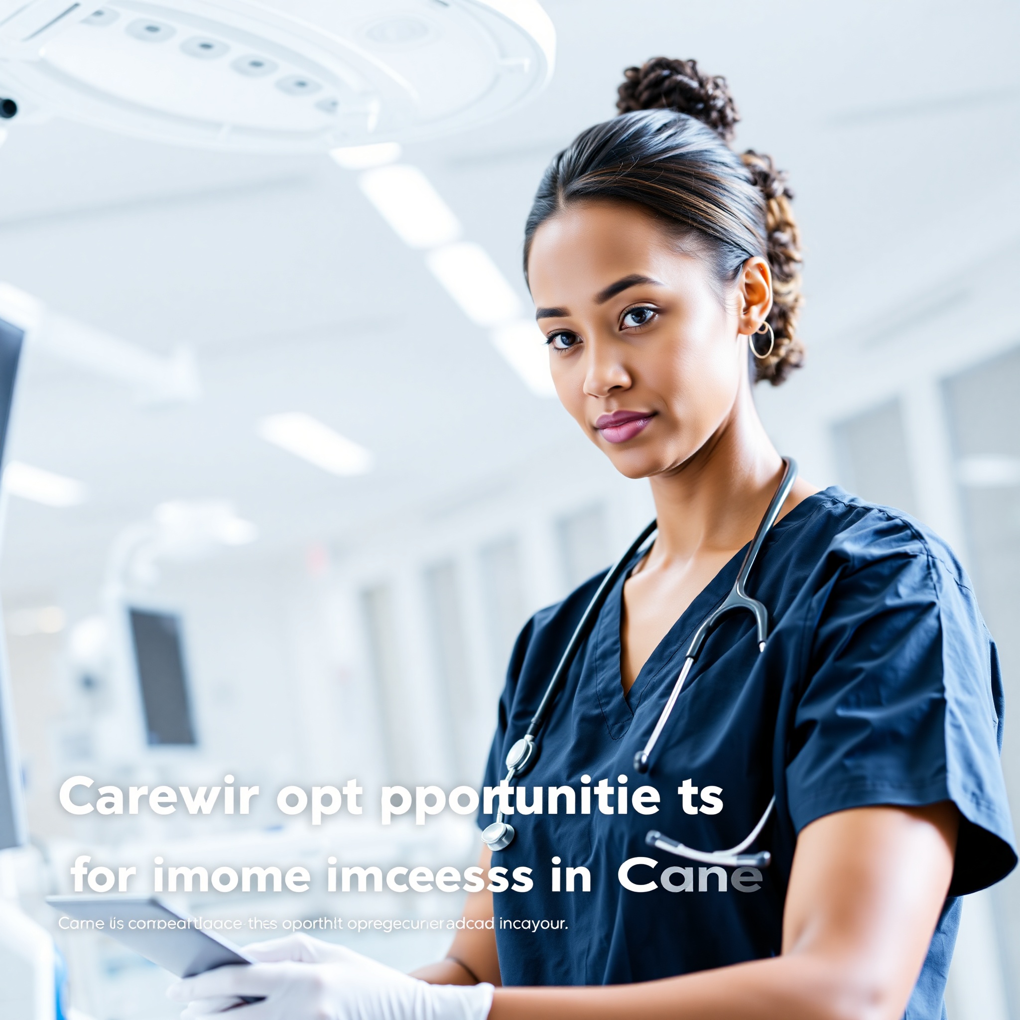 Professional photo of healthcare professional in modern medical facility environment